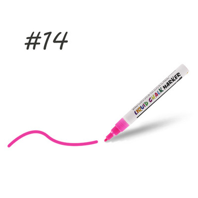 Neon Pachet 8 Markere cu cretă lichidă ștersă umedă pentru sticlă, tablă neporoasă, tablă, ceramică, piatră, oglindă