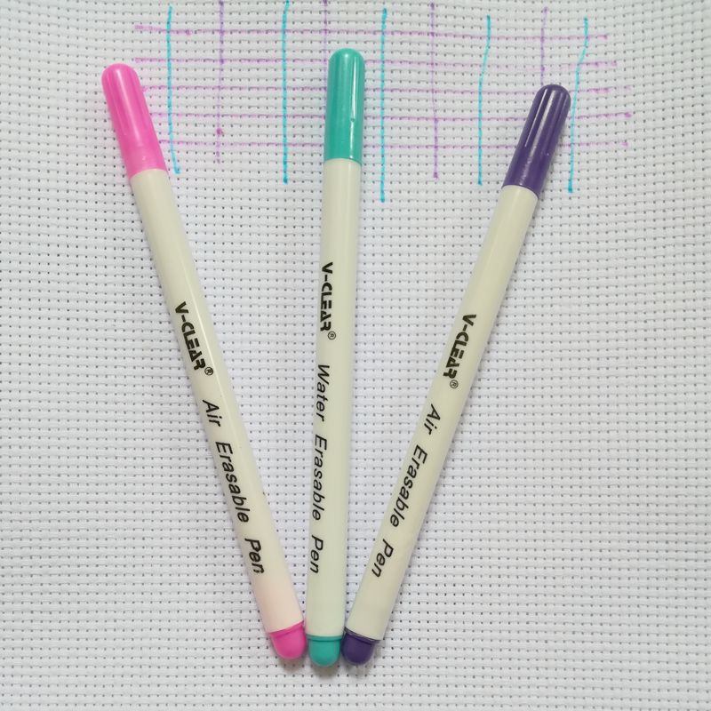 VCLEAR Blue Water Erasable Marker Purple Air Erasable Pen Markers Chaco Ace Pen Marker Pink Fabric Paint Marker Tailor Pen Tools