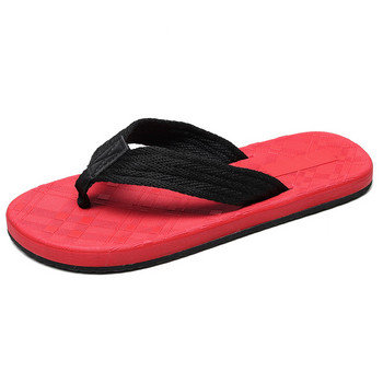2022 Мъжки чехли Летни неплъзгащи се чехли Модни мъжки ежедневни Висококачествени меки плажни обувки Плоски джапанки Chanclas Hombre