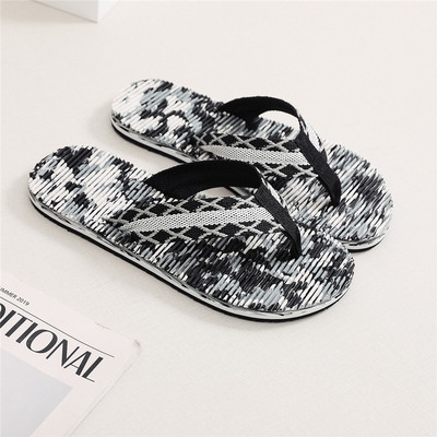 Papuci de vară Bărbați Flip-flops Sandale de plajă Anti-alunecare Pantofi plati casual Papuci de casă de interior Pantofi Tobogane Zapatillas Hombre