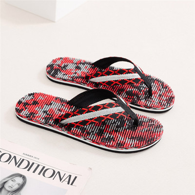 Papuci de vară Bărbați Flip-flops Sandale de plajă Anti-alunecare Pantofi plati casual Papuci de casă de interior Pantofi Tobogane Zapatillas Hombre