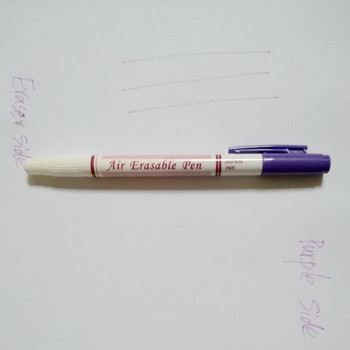 Μαρκαδόρο υδατοδιαλυτό στυλό JHG Two Side Erasable Pen For Fabric Paint Invisible Ink Pen αντικαταστήστε το Tailor\'s Chalk Marker Stitch Pen