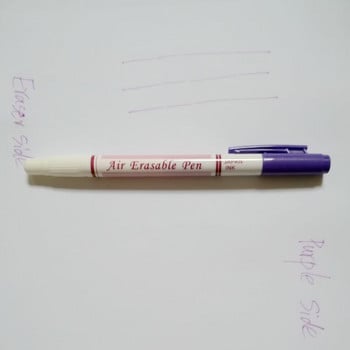 Μαρκαδόρο υδατοδιαλυτό στυλό JHG Two Side Erasable Pen For Fabric Paint Invisible Ink Pen αντικαταστήστε το Tailor\'s Chalk Marker Stitch Pen