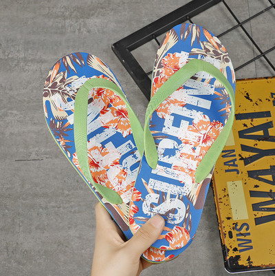 Flip-flops Pantofi pentru bărbați, vara 2022, pantofi de vară casual, plat, anti-alunecare, în aer liber, sandale de plajă de vacanță, sandale pentru bărbați