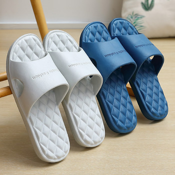 Голям размер 48 49 Мъжки чехли EVA Мека подметка Дамски домашни чехли Летни плажни сандали Двойки Ежедневни джапанки Обувки Пързалки за баня