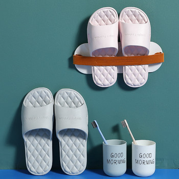 Голям размер 48 49 Мъжки чехли EVA Мека подметка Дамски домашни чехли Летни плажни сандали Двойки Ежедневни джапанки Обувки Пързалки за баня