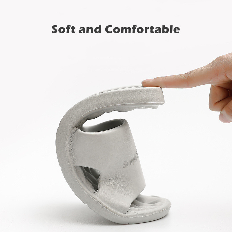 Nagy méret 48 49 Férfi Papucs EVA Puha Talp Női Otthon Papucs Nyári Strandszandál Párok Hétköznapi Flip Flop Cipők Fürdőszoba Csúszdák