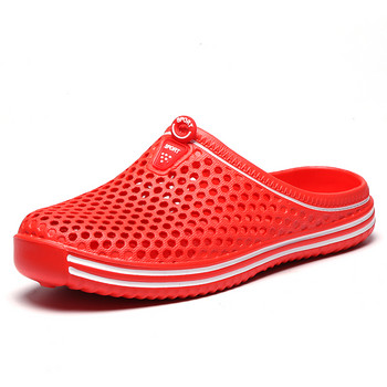 Обувки за сабо Мъжки плажни ежедневни мъжки чехли Външни плажни обувки Мъжки обувки с приплъзване Градински ежедневни водни чехли за душ Летни Zapatos