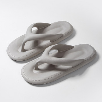 Нови джапанки Дамски летни противоплъзгащи дебели подметки Мъжки висококачествени меки чехли Двойка Модни сандали на открито