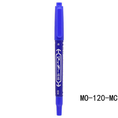 1kom ZEBRA flomaster MO-120-MC Dvoglavi trajni uljani flomasteri koji se brzo suše šareni flomaster za slikanje školski pribor