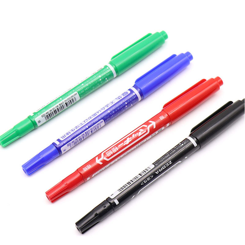 1kom ZEBRA flomaster MO-120-MC Dvoglavi trajni uljani flomasteri koji se brzo suše šareni flomaster za slikanje školski pribor