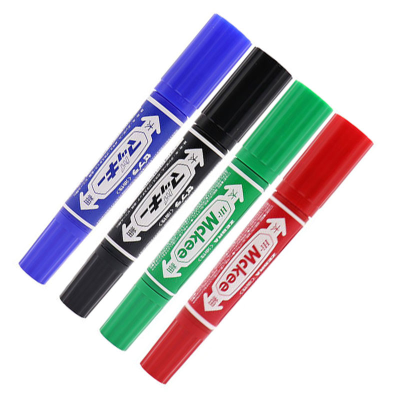 1kom ZEBRA flomaster MO-120-MC Dvoglavi trajni uljani flomasteri koji se brzo suše šareni flomaster za slikanje školski pribor