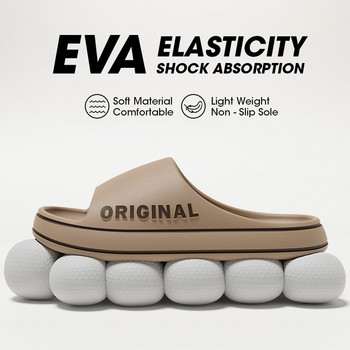 KEEROP Летни мъжки чехли New Trend 2023 EVA Soft Bottom Cloud Slipper Light Beach Flip Flop For Men Fashion Outdoor Men Shoes