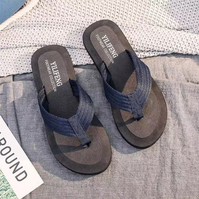 Ανδρικές καλοκαιρινές σαγιονάρες Casual ριγέ παντόφλες Ανδρικά αντιολισθητικά πέδιλα παραλίας Zapatos Hombre παντόφλες μπάνιου Χονδρική ανδρικά παπούτσια