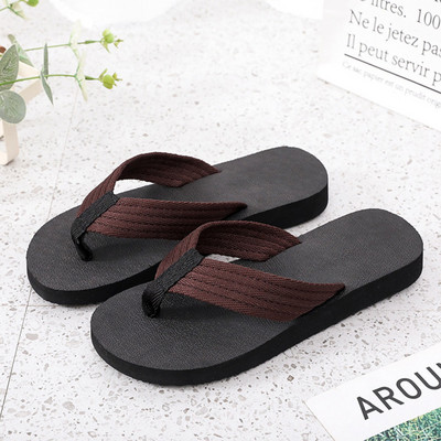 Ανδρικές καλοκαιρινές σαγιονάρες Casual ριγέ παντόφλες Ανδρικά αντιολισθητικά πέδιλα παραλίας Zapatos Hombre παντόφλες μπάνιου Χονδρική ανδρικά παπούτσια