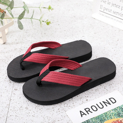 Ανδρικές καλοκαιρινές σαγιονάρες Casual ριγέ παντόφλες Ανδρικά αντιολισθητικά πέδιλα παραλίας Zapatos Hombre παντόφλες μπάνιου Χονδρική ανδρικά παπούτσια