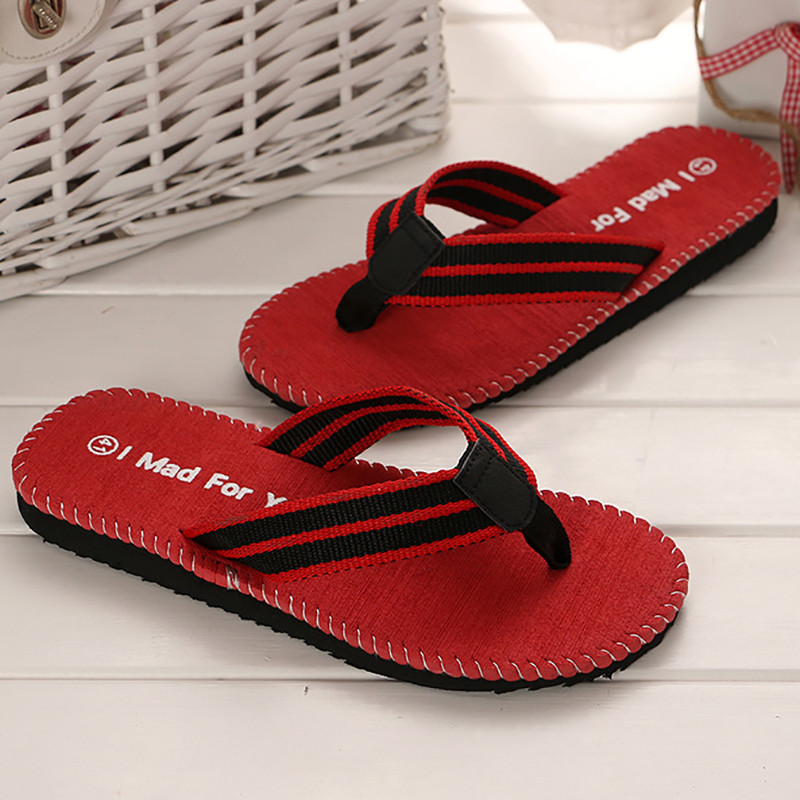 Ανδρικές καλοκαιρινές σαγιονάρες Casual ριγέ παντόφλες Ανδρικά αντιολισθητικά πέδιλα παραλίας Zapatos Hombre παντόφλες μπάνιου Χονδρική ανδρικά παπούτσια