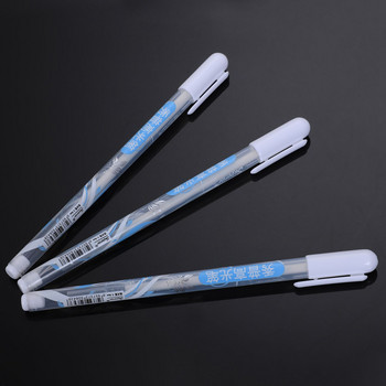 Превъзходна 0,8 мм бяла химикалка Скица с фина подложка Химикалка с драскалки Боя Дизайн Арт Маркери Училищни пособия за писане