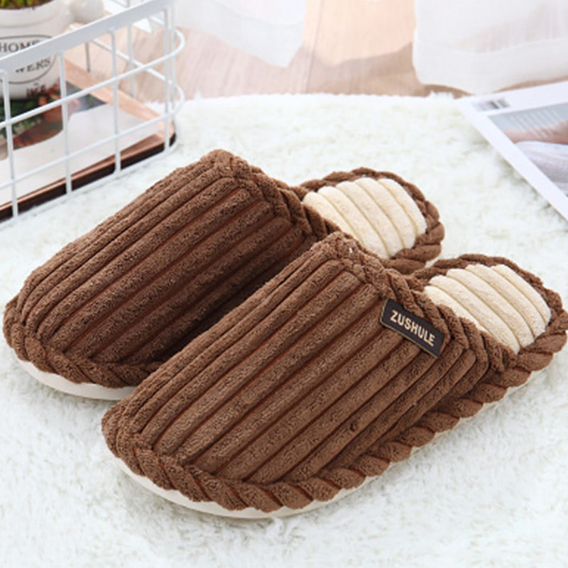 Sobne papuče za muškarce Jeftinije kratke plišane zimske i jesenske papuče muške tople udobne mekane neklizajuće muške cipele