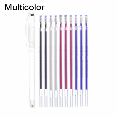 1 rinkinio papildymas Dovanų rašiklio dėklas Dingstantis rašiklio audinio žymeklis rūbų užpildai PU odos siuvimo karštas įvyniojimas išnyks