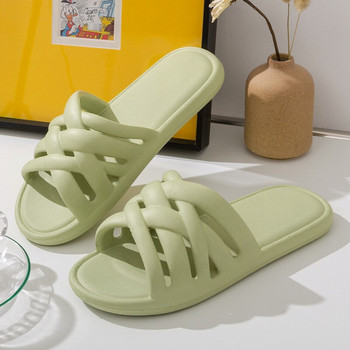 Feslishoet Γυναικείες παντόφλες μπάνιου Αντιολισθητικές EVA Slides ντους Σανδάλια ανάγλυφα καλοκαιρινά παπούτσια πισίνας Κατάλληλα για εσωτερικούς ή εξωτερικούς χώρους