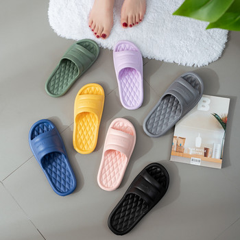 2023 Нови домашни чехли Мъже Жени Двойки Джапанки EVA Плоски обувки Вътрешни сандали за баня Неплъзгащи се летни сандалии Дишащи