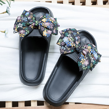 Γυναικείες παντόφλες για το σπίτι 2023 Καλοκαιρινά παπούτσια Μπάνιου Αντιολισθητικά Slides Diy Floral Γυναικείες παντόφλες Cloud Γυναικεία σανδάλια παραλίας