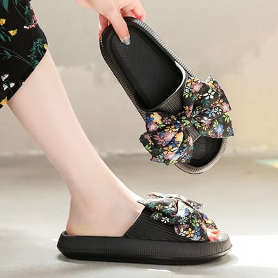 Ženske kućne papuče 2023. Ljetne cipele Kupaonske protuklizne tobogane Diy Cvjetne ženske papuče u obliku oblaka Ženske sandale za plažu