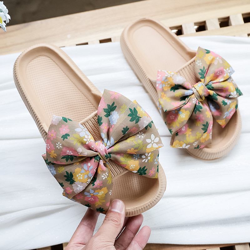 Ženske kućne papuče 2023. Ljetne cipele Kupaonske protuklizne tobogane Diy Cvjetne ženske papuče u obliku oblaka Ženske sandale za plažu