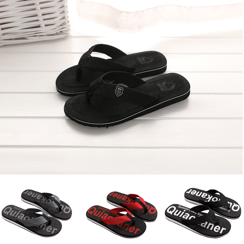 Ανδρικές καλοκαιρινές παντόφλες σαγιονάρες Μαύρα αντιολισθητικά ανδρικά σανδάλια υφασμάτινο κορδόνι παπουτσιών εξωτερικού χώρου Ανδρικά εύκαμπτα παπούτσια Chanclas Hombre