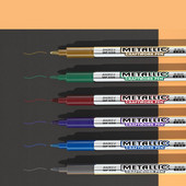 Markeri u metalnoj boji Školski ured Vodootporna trajna olovka za flomastere Učenici Nepokretno slikanje Crtanje Pribor za albume