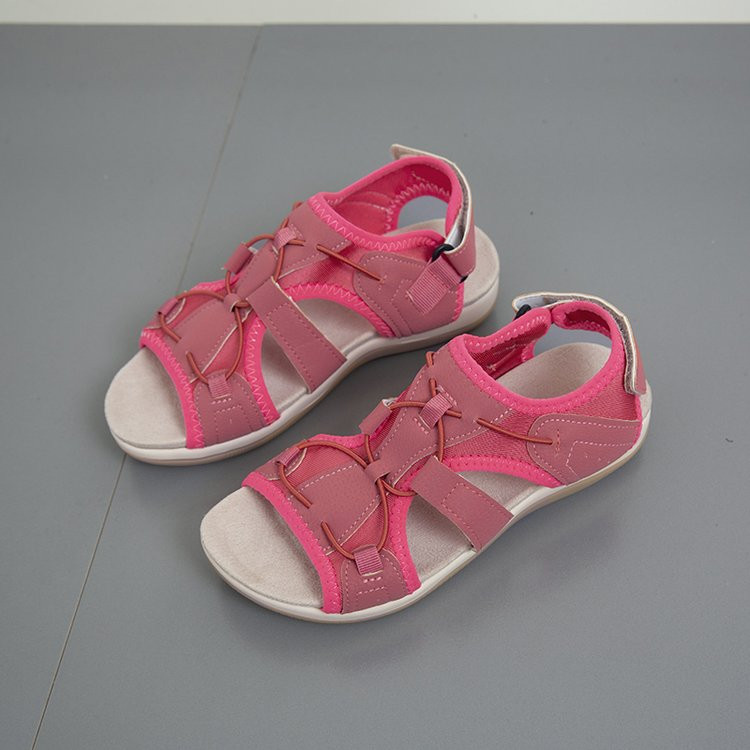 Cipele za žene Sandale 2022. Nova modna ležerna ženska sandala Udobne okrugle cipele s otvorenim prstima Ravne ljetne ženske cipele za sandale za plažu