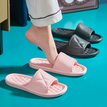 Летни дамски чехли за баня Мъжки EVA домашни сандали Супер леки меки плажни джапанки Дамски вътрешни пързалки против плъзгане Обувки за баня
