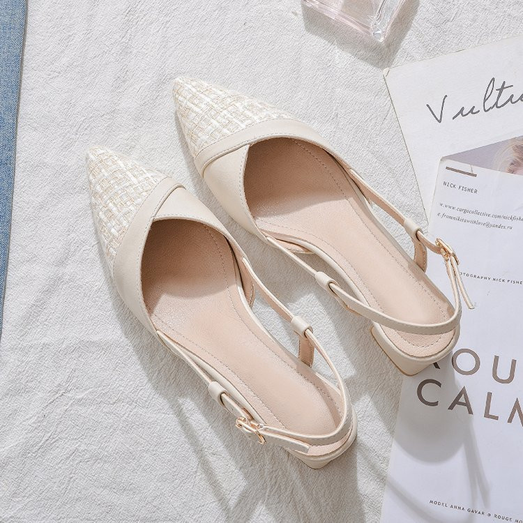 2023. Mrežaste ženske sandale na špicu sa šiljatim prstima na visoke potpetice, cipele s elastičnom trakom i kopčom, ljetne modne elegantne cipele