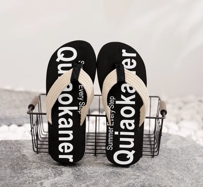 Suvised meeste sussid mustad libisemiskindlad meeste sandaalid riidest kingapael õues rannas meeste plätud Paindlikud kingad Kodusussid