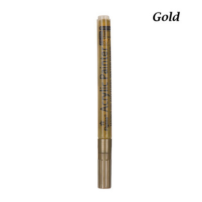 Pastāvīga akrila krāsas marķiera pildspalva keramikas akmens stikla porcelāna glāzei koka auduma audekla krāsošanai biroja skolas piederumi