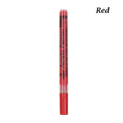 Pastāvīga akrila krāsas marķiera pildspalva keramikas akmens stikla porcelāna glāzei koka auduma audekla krāsošanai biroja skolas piederumi