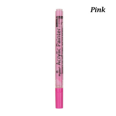 Pastāvīga akrila krāsas marķiera pildspalva keramikas akmens stikla porcelāna glāzei koka auduma audekla krāsošanai biroja skolas piederumi