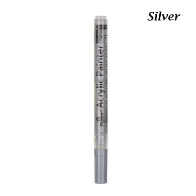 Pastāvīga akrila krāsas marķiera pildspalva keramikas akmens stikla porcelāna glāzei koka auduma audekla krāsošanai biroja skolas piederumi