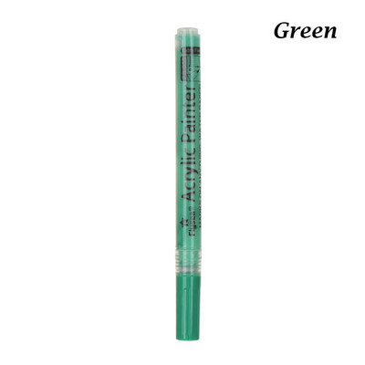 Pastāvīga akrila krāsas marķiera pildspalva keramikas akmens stikla porcelāna glāzei koka auduma audekla krāsošanai biroja skolas piederumi