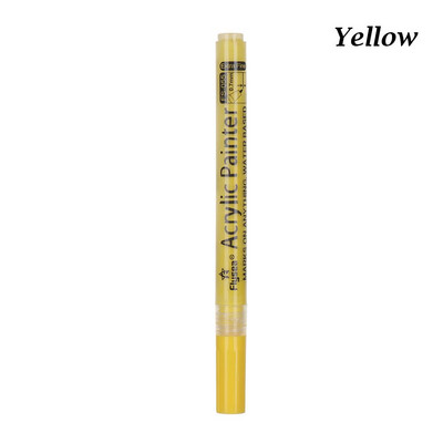 Pastāvīga akrila krāsas marķiera pildspalva keramikas akmens stikla porcelāna glāzei koka auduma audekla krāsošanai biroja skolas piederumi