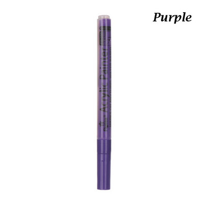 Pastāvīga akrila krāsas marķiera pildspalva keramikas akmens stikla porcelāna glāzei koka auduma audekla krāsošanai biroja skolas piederumi