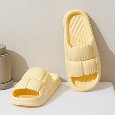 2022 Fashion Bath Meeste sussid Paksu põhjaga Avaleht Plätud Mugavad Naised Mehed Suvel Pehme Eva Kerged Pilved Sussid