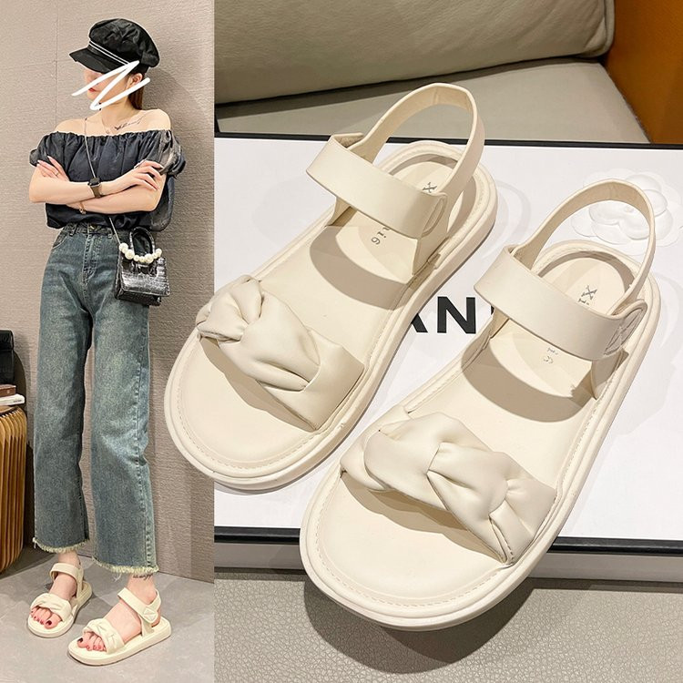 2023 Ženske sandale Medicinska moda Ženske cipele 2023 Platnene platforme Otvoreni prsti Klompe s petom Muffin cipele Ženske sandale