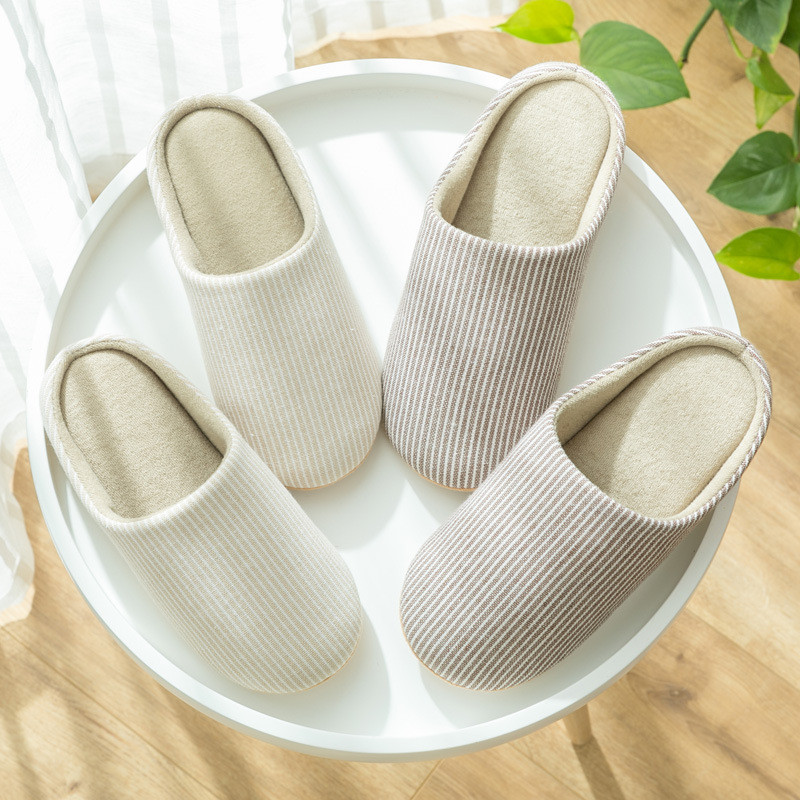 Sügis- ja talvepuhast puuvillased sussid siseruumides Paari summutavad põrandasussid Masinpesu summutavad puuvillased ja linased naiste sussid