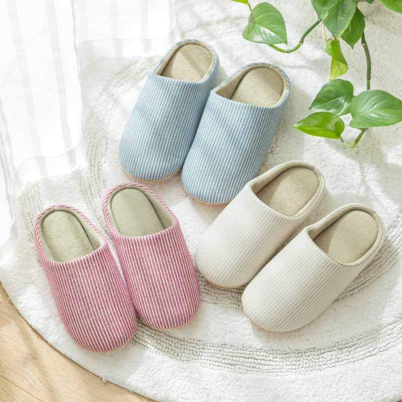 Sügis- ja talvepuhast puuvillased sussid siseruumides Paari summutavad põrandasussid Masinpesu summutavad puuvillased ja linased naiste sussid