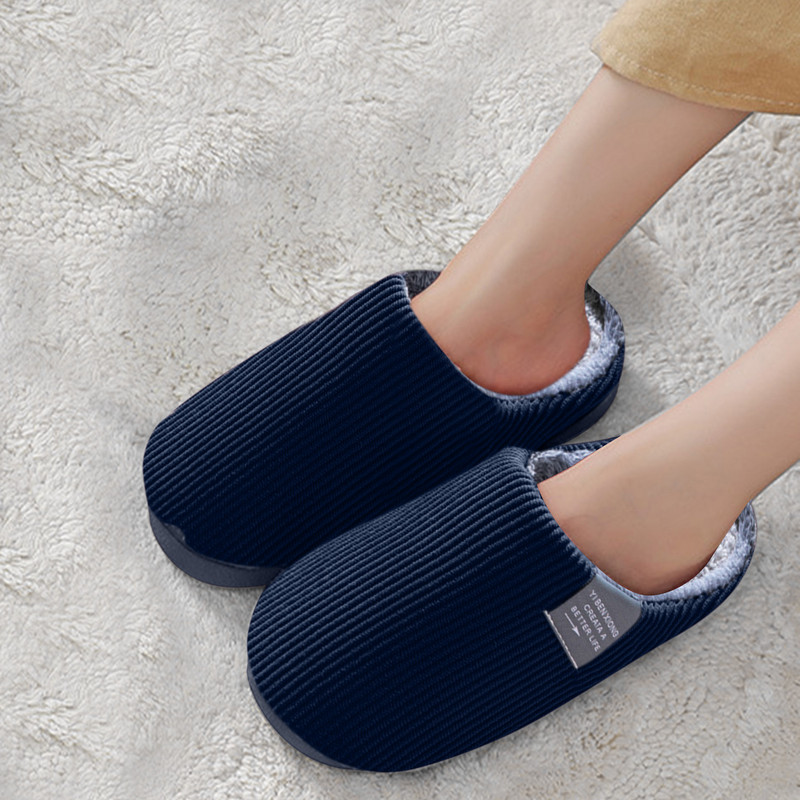 Muške papuče Modne jesenske zimske slatke cipele za održavanje topline Muške ležerne ravne kućne spavaće sobe pamučne udobne papuče