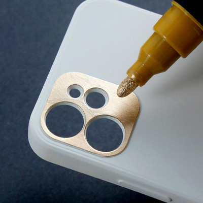 Tartós festékjelölő Kétvégű jelölőtoll Könnyen színezhető tükörhatású fémes marker Scribe