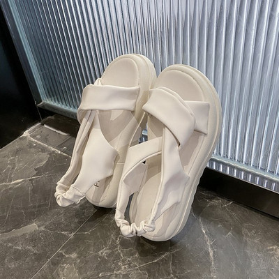 Sandale Ženske 2023 Nove sandale s platformom Ljetne ženske modne PU lagane sandale s kopčom Sandale s platformom na petu Ženske cipele