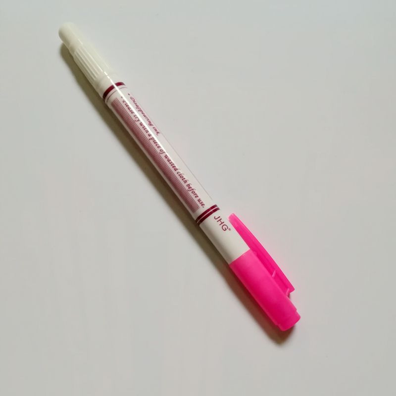 JHG 2 külgpiste markerid lahustuvad ristpistes vesi õhuga kustutatav pliiats, tihendiga tindiga riidemarker märgistuspliiatsid DIY näputöö tööriist